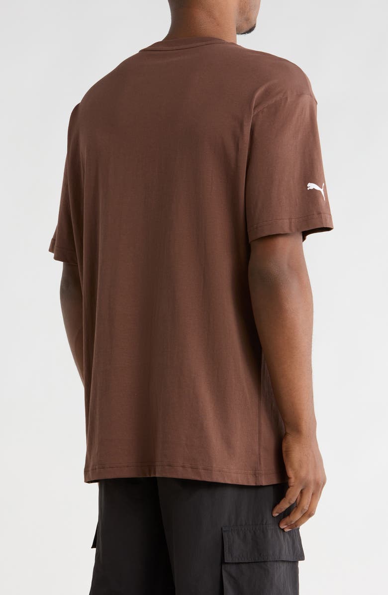 PUMA x BMW M Motorsport Stacked Lux Logo Graphic T-Shirt, Alternate, color, Espresso Brown