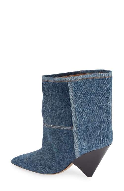 Isabel Marant Miyako Denim Bootie In Blue