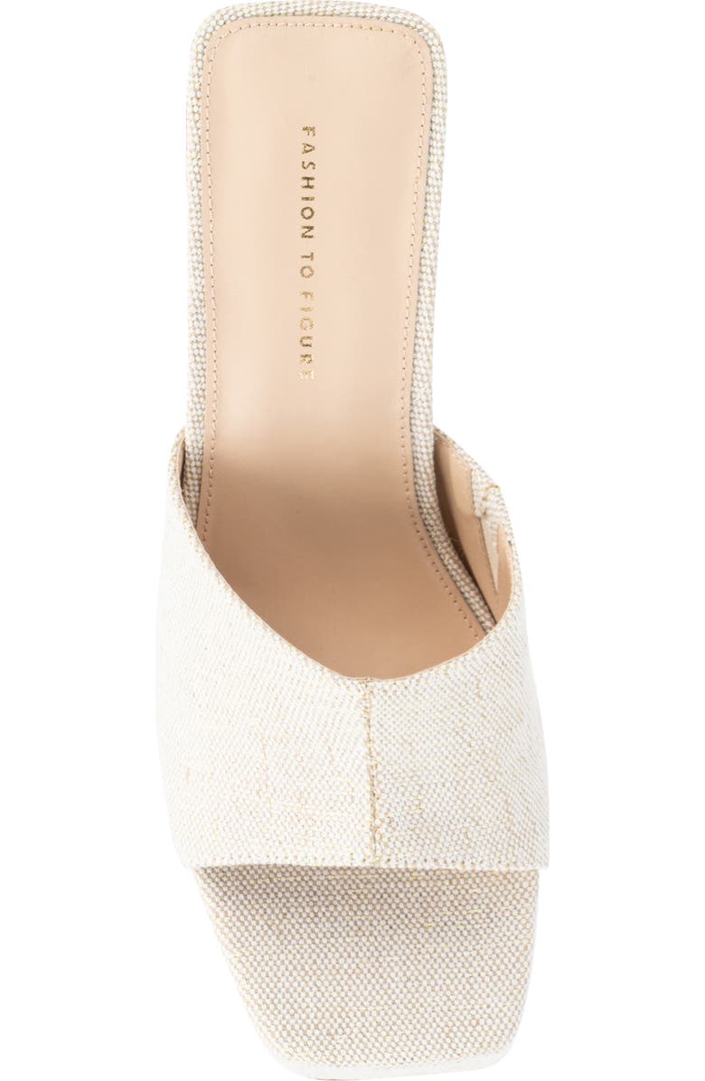 Fashion to Figure Teresa Heel Sandal - Wide Width, Alternate, color, Gold