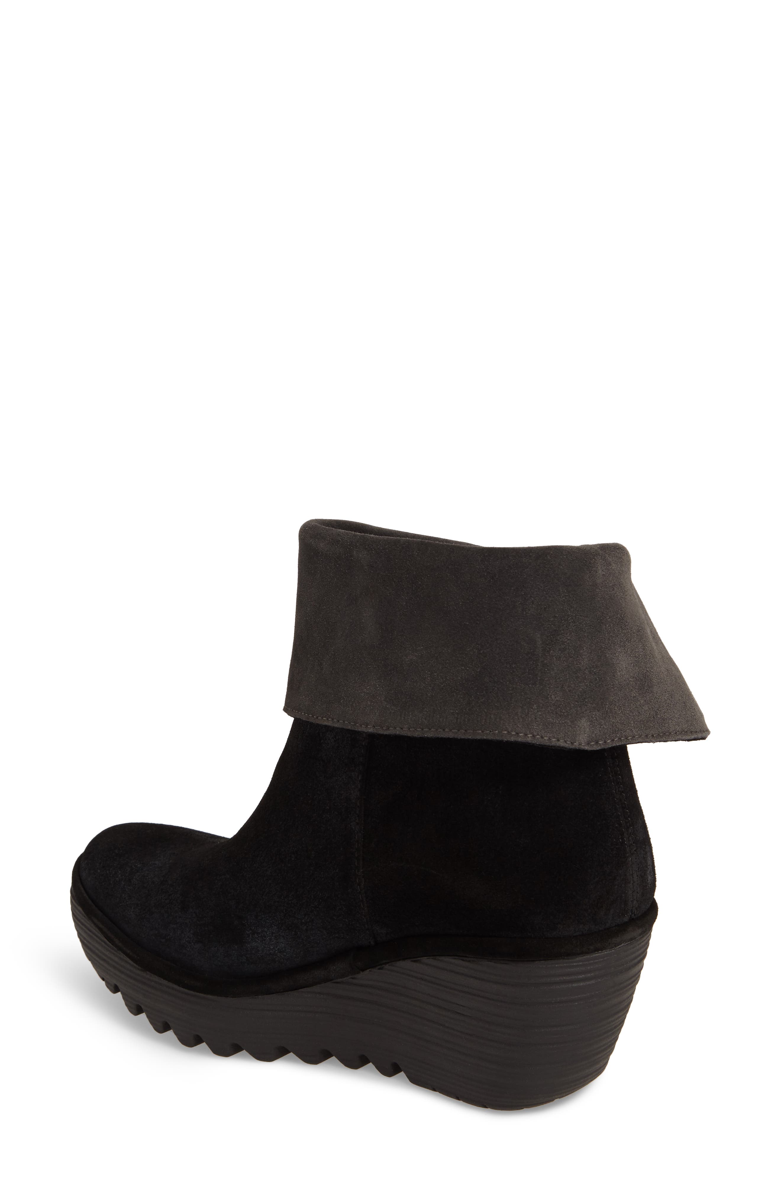 Fly London 'Yex' Platform Wedge Bootie, Alternate, color, 