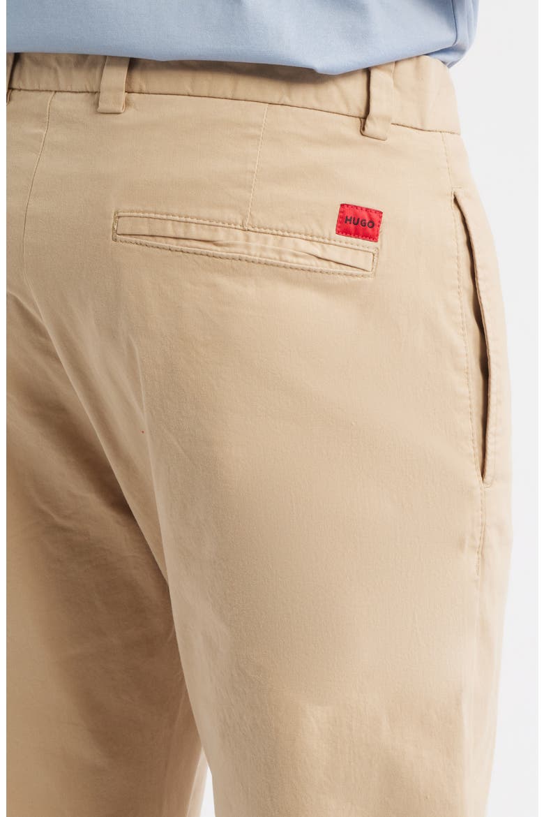 David Slim Fit Stretch Cotton Pants, Alternate, color, MEDIUM BEIGE
