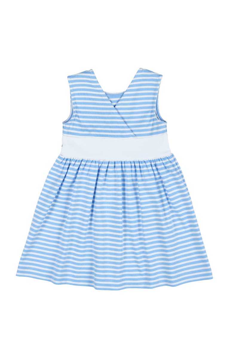 Florence Eiseman Stripe Knit Dress With Strawberries, Alternate, color, Light Blue / White