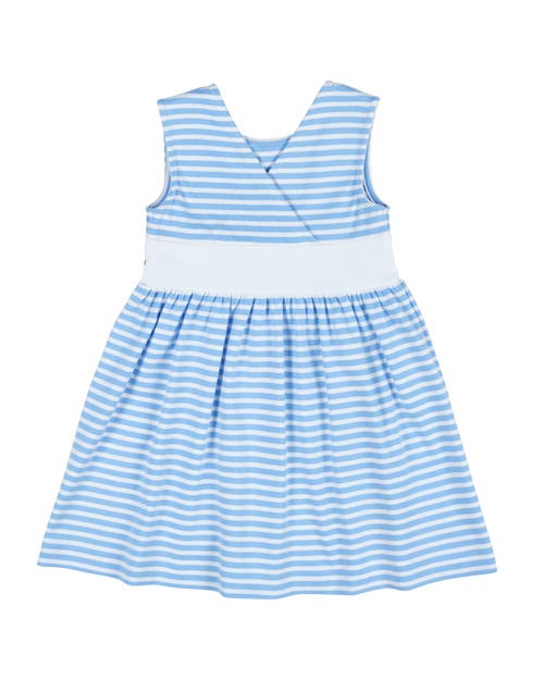 FLORENCE EISEMAN FLORENCE EISEMAN STRIPE KNIT DRESS WITH STRAWBERRIES 