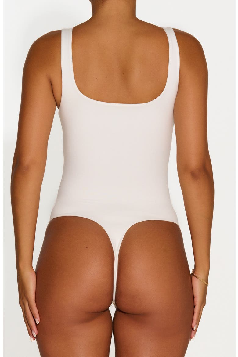 Bare Tank Bodysuit, Alternate, color, WHITE
