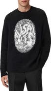 AllSaints Ridges Logo Sweater