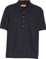 Altuzarra Nemo Merino Wool Blend Polo Sweater