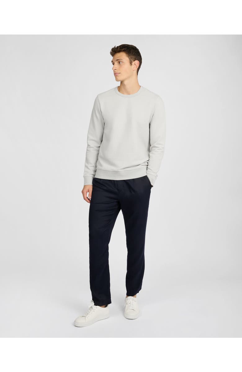 Onia Terry Crewneck Sweater, Alternate, color, Lunar Grey