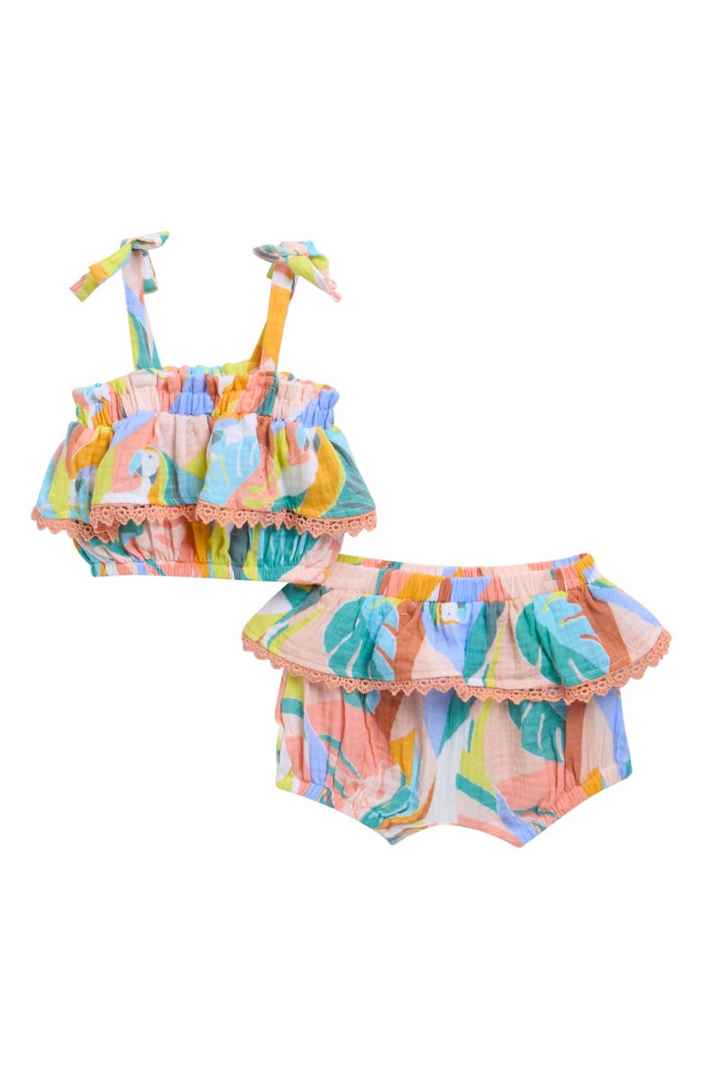Volcom Print Top & Shorts Set, Main, color, Multi