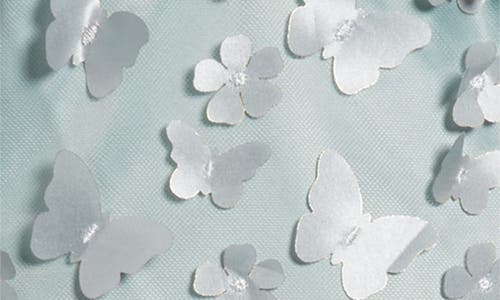 ELIZA J ELIZA J BUTTERFLY APPLIQUÈ SLEEVELESS FIT & FLARE MIDI DRESS