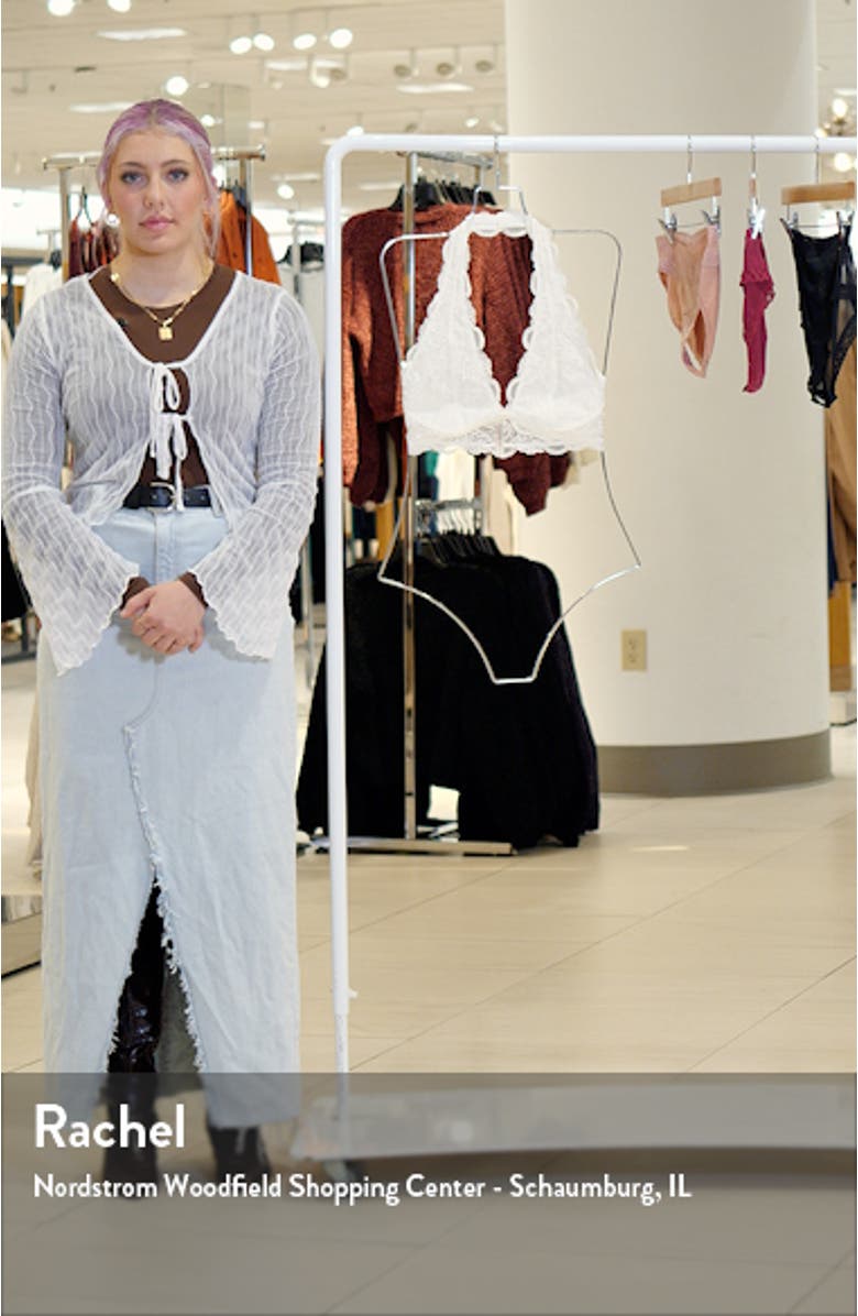 Last Dance Lace Halter Bra, sales video thumbnail