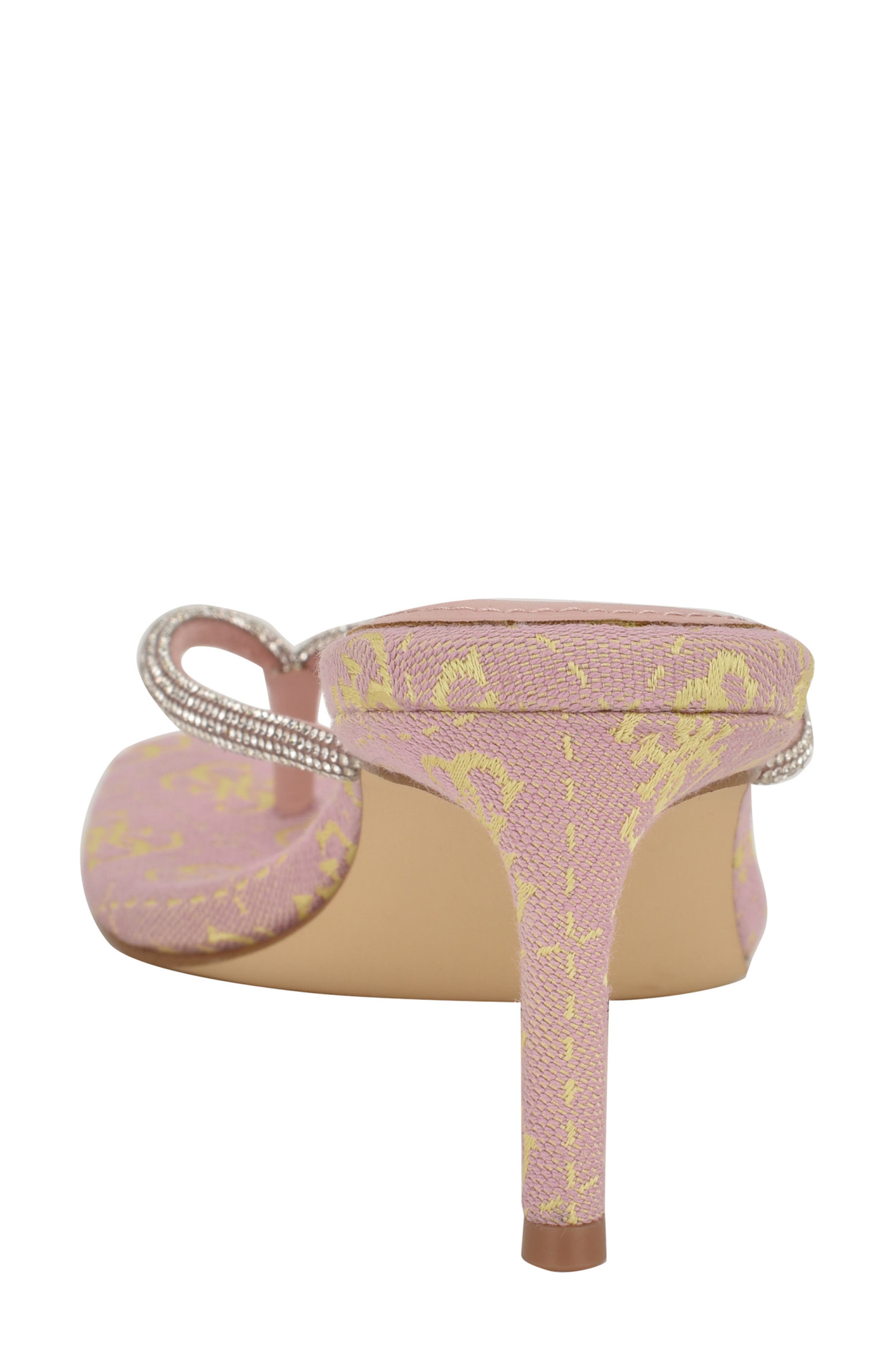 GUESS Crystal Embellished Sandal, Alternate, color, Light Pink