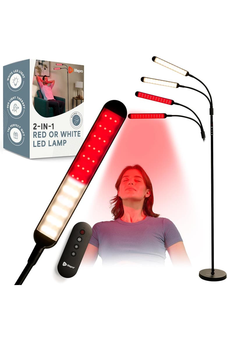 Red Light Therapy Lamp & Reading Lamp 850nm & 660nm Near Infrared Light for Body, Main, color, Dual Head