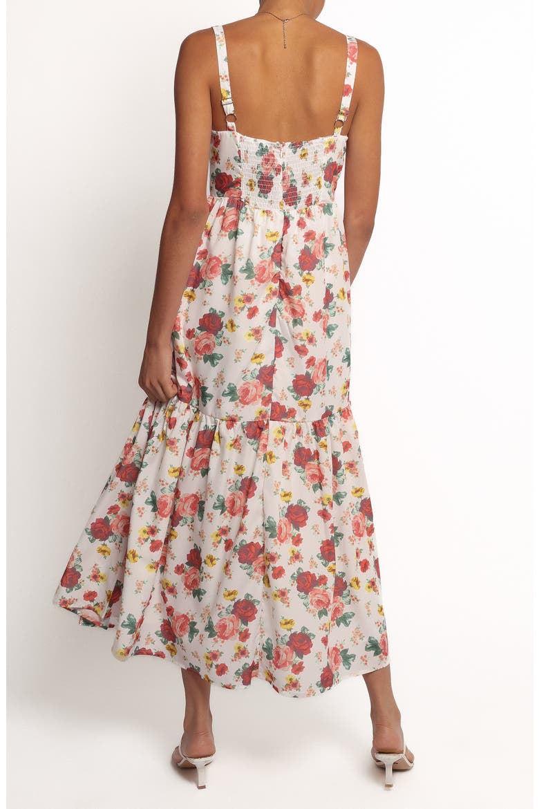 Donatella Floral Fit & Flare Maxi Dress, Alternate, color, FLORAL