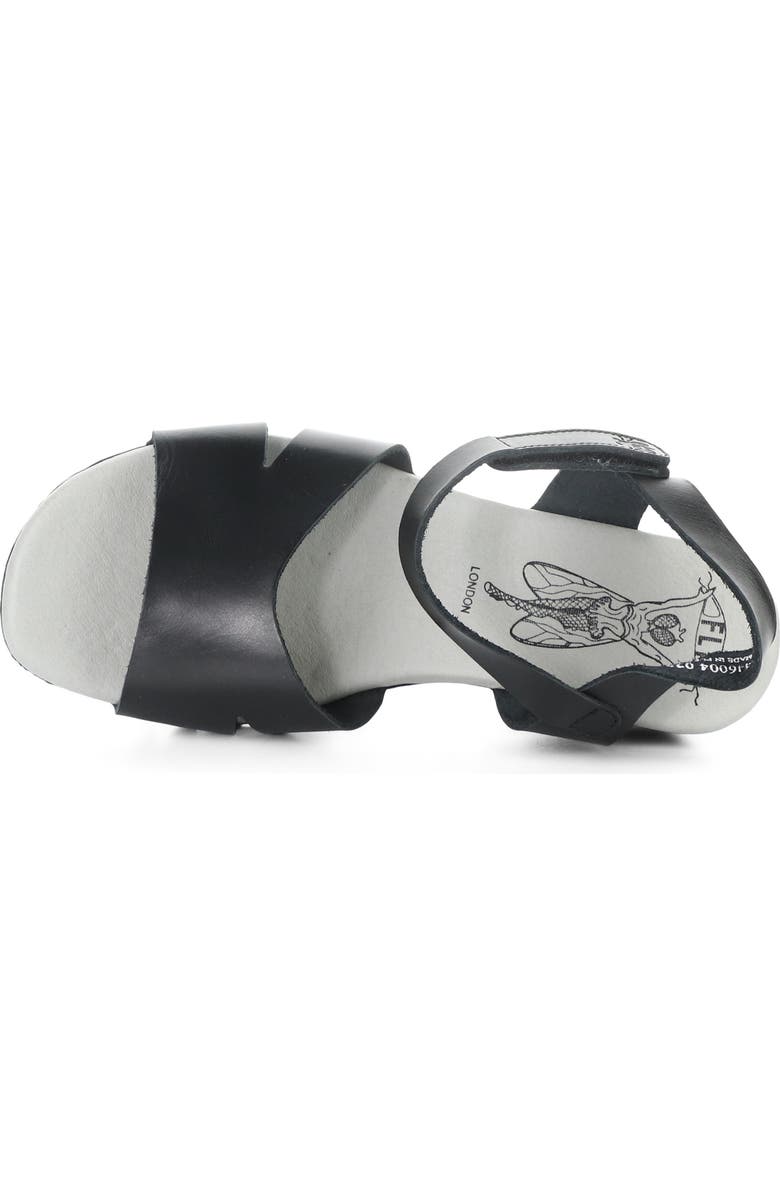 Fly London Olla Ankle Strap Wedge Sandal, Alternate, color,