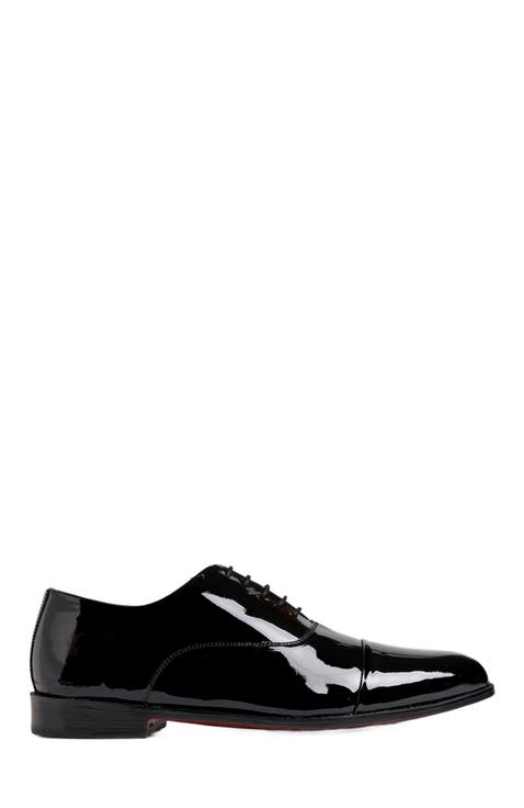 Tuxedos Patent Cap-toe Oxford