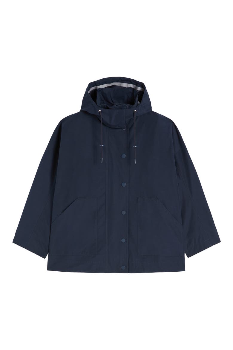 Labbro Hooded Raincoat, Alternate, color, NAVY