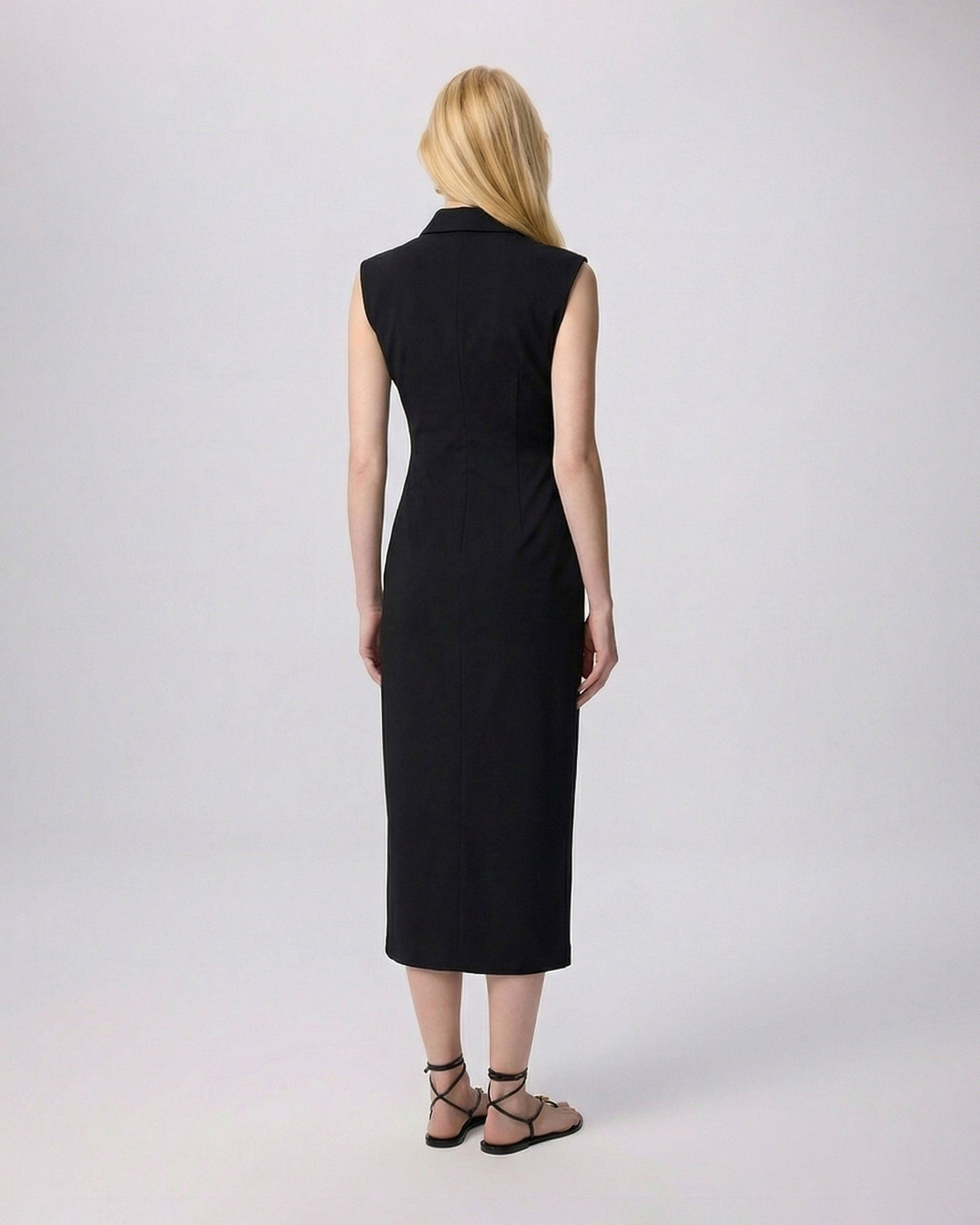 Thetis Techno Ruched Front Dress - image 2