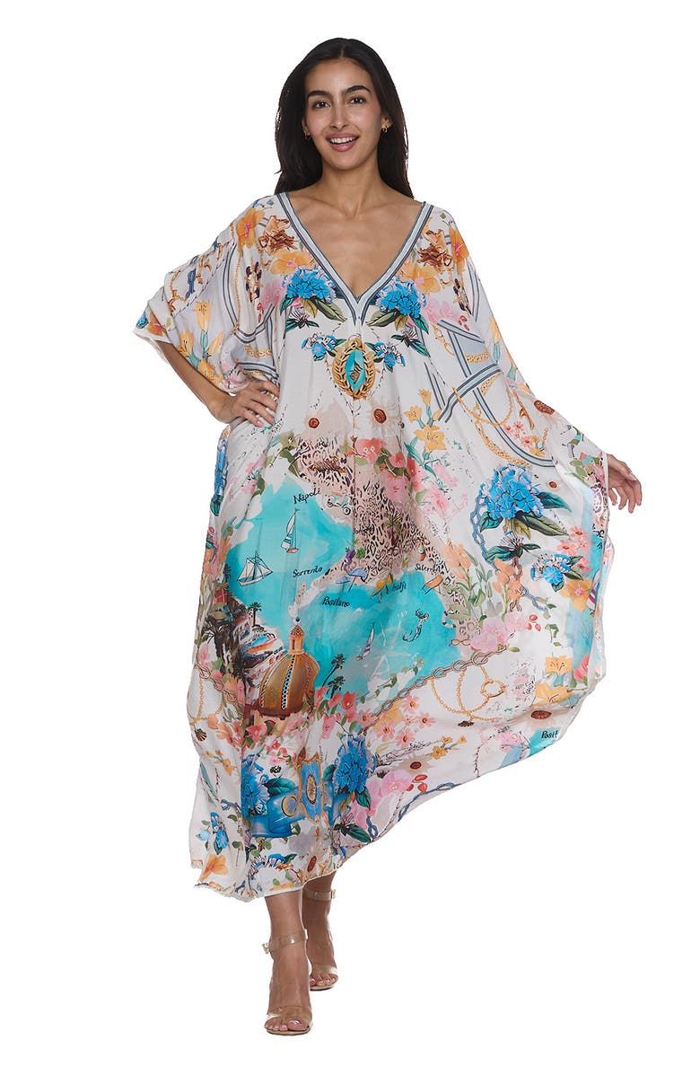 V-Neck Cotton Caftan