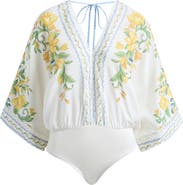 FARM Rio Sicily Dolman Sleeve Bodysuit
