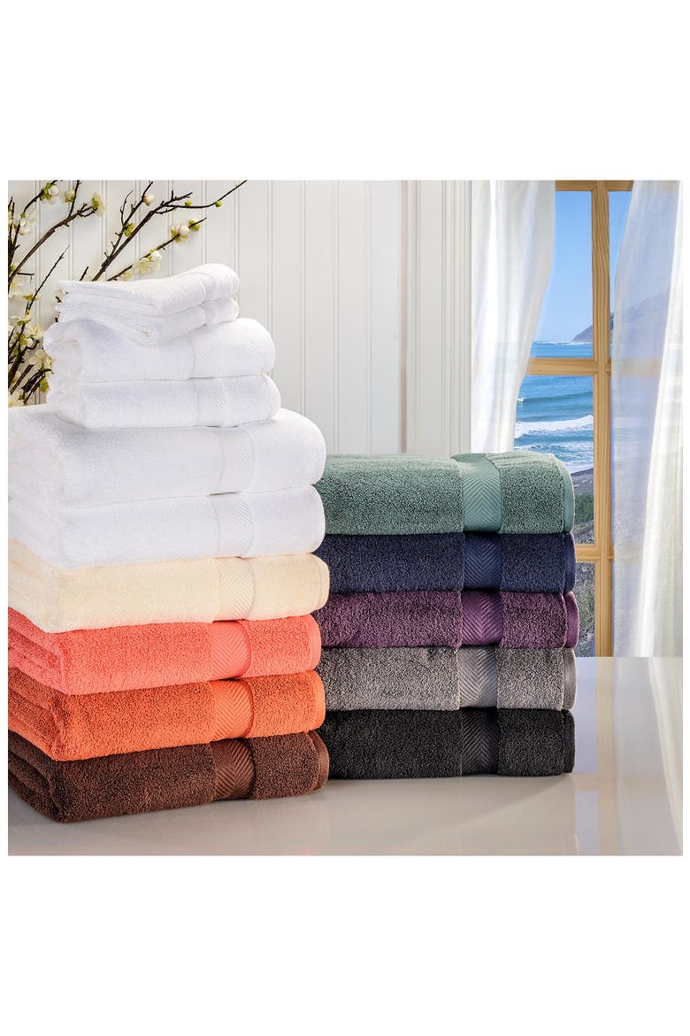 6-Pack Hand Towel Set, Alternate, color, CORAL