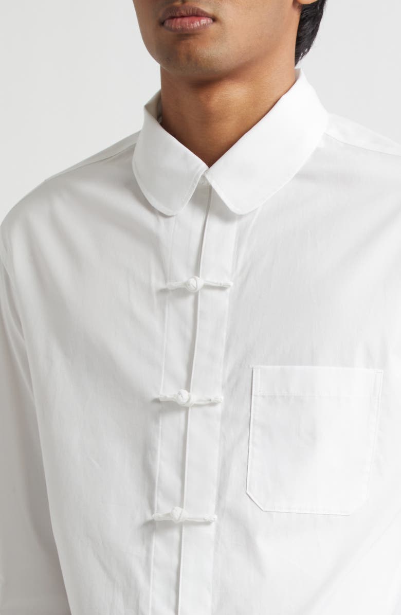 Yohji Yamamoto China Broadcloth Shirt, Alternate, color, White