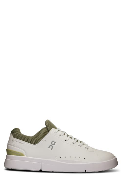 On The Roger Advantage Tennis Sneaker In White/olive