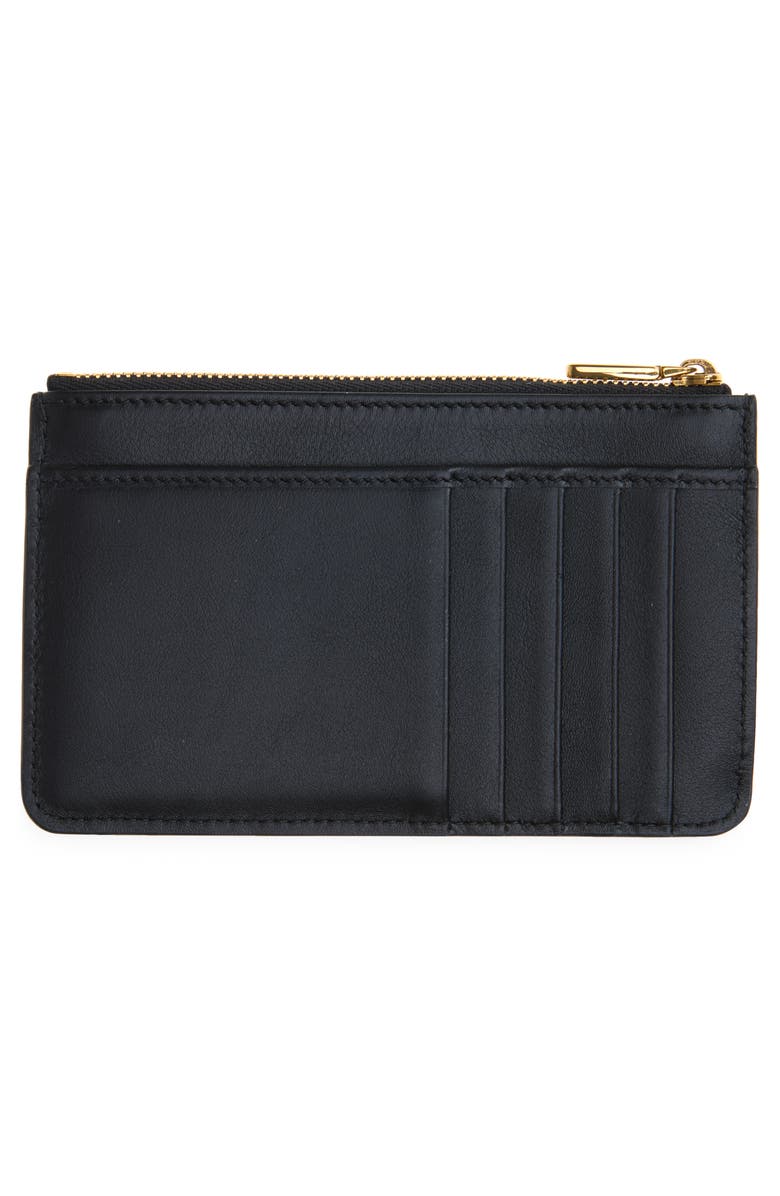 Dolce&Gabbana DG Logo Leather Coin Purse, Alternate, color, 80999 Nero