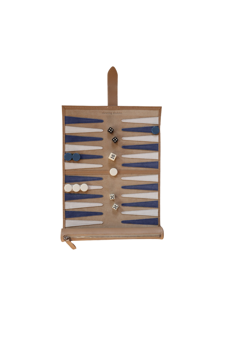 Throwing Doubles Travel Backgammon Board - Nantucket, Main, color, Nantucket
