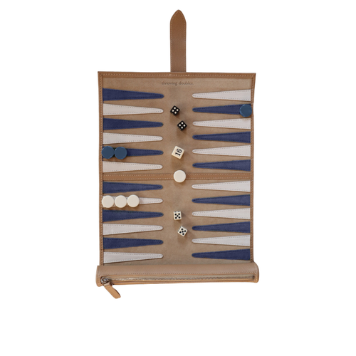 Throwing Doubles Travel Backgammon Board - Nantucket  product