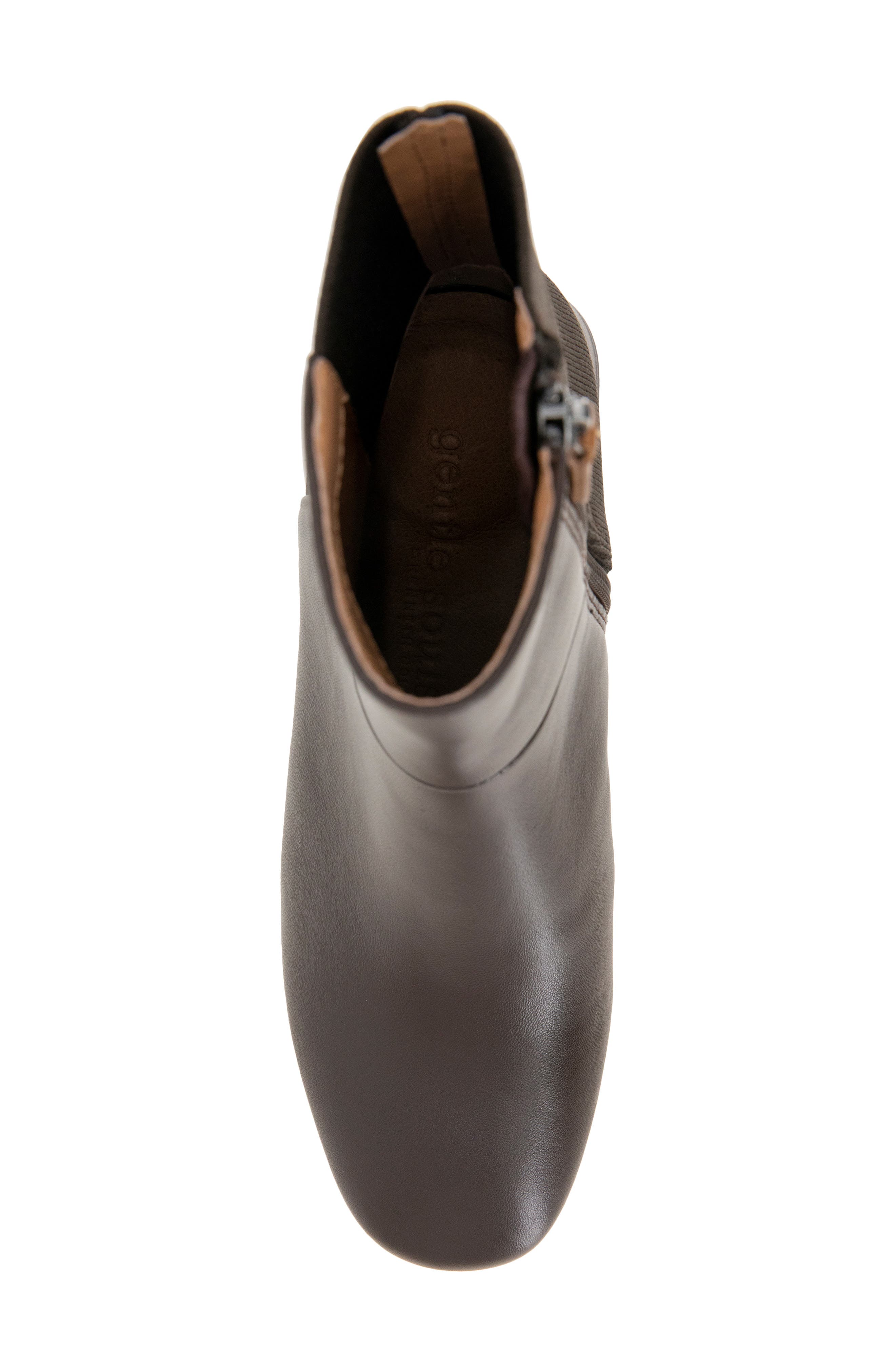 Gentle Souls Eileen Bootie, Alternate, color, Chocolate Leather