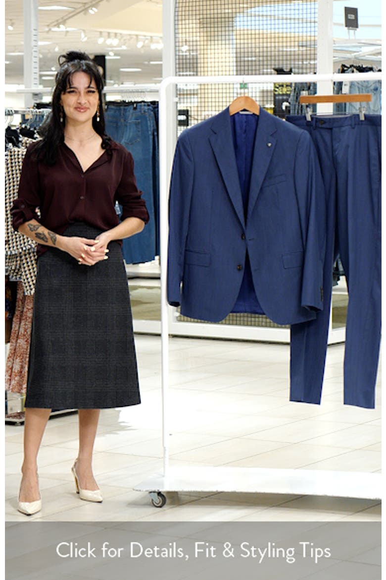 Esprit Tonal Plaid Wool Suit video