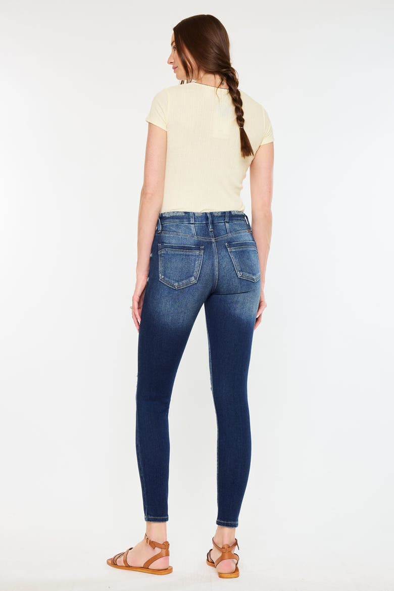 Novah High Rise Super Skinny Jeans, Alternate, color, Dark Wash