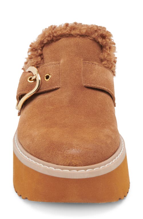 Dolce Vita Lelani Faux Fur Mule In Brown