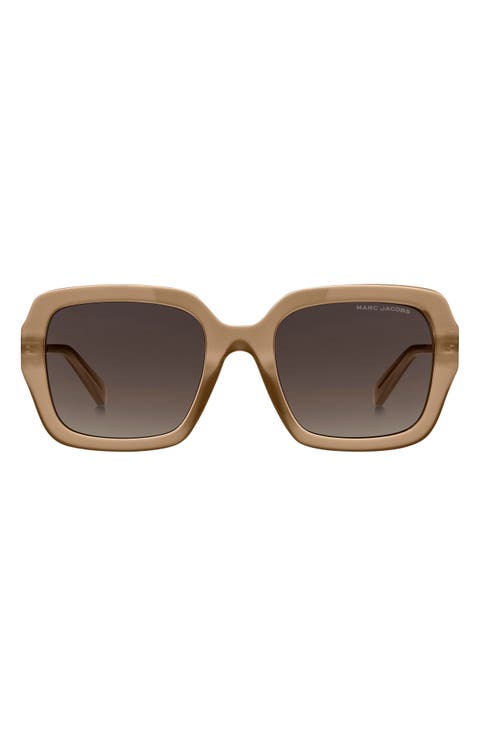 54mm Gradient Square Sunglasses
