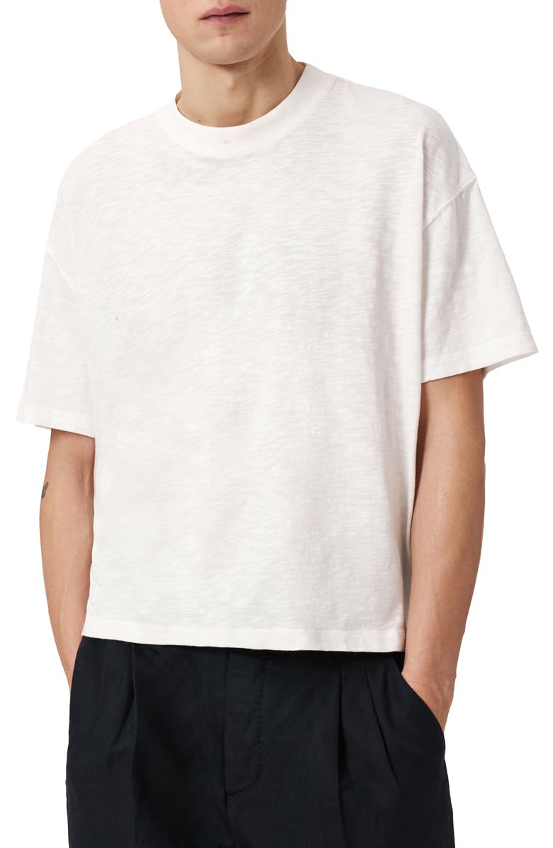 AllSaints Casper Relaxed T-Shirt, Main, color, Chalk White