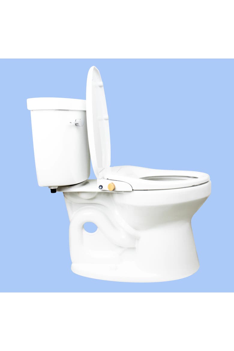 Non-Electric Bidet  Toilet Seat, Alternate, color, Elongated Bamboo