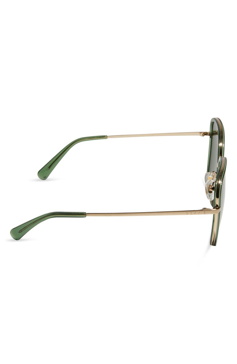 DIFF Genevive 57mm Polarized Square Sunglasses, Alternate, color, 