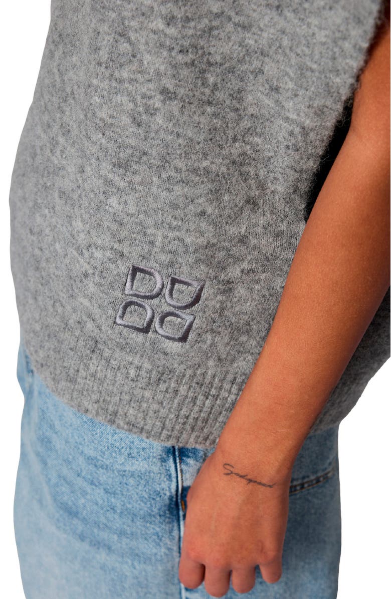 DAY Birger et Mikkelsen Frodie Mock Neck Draped Vest, Alternate, color, Grey Melange