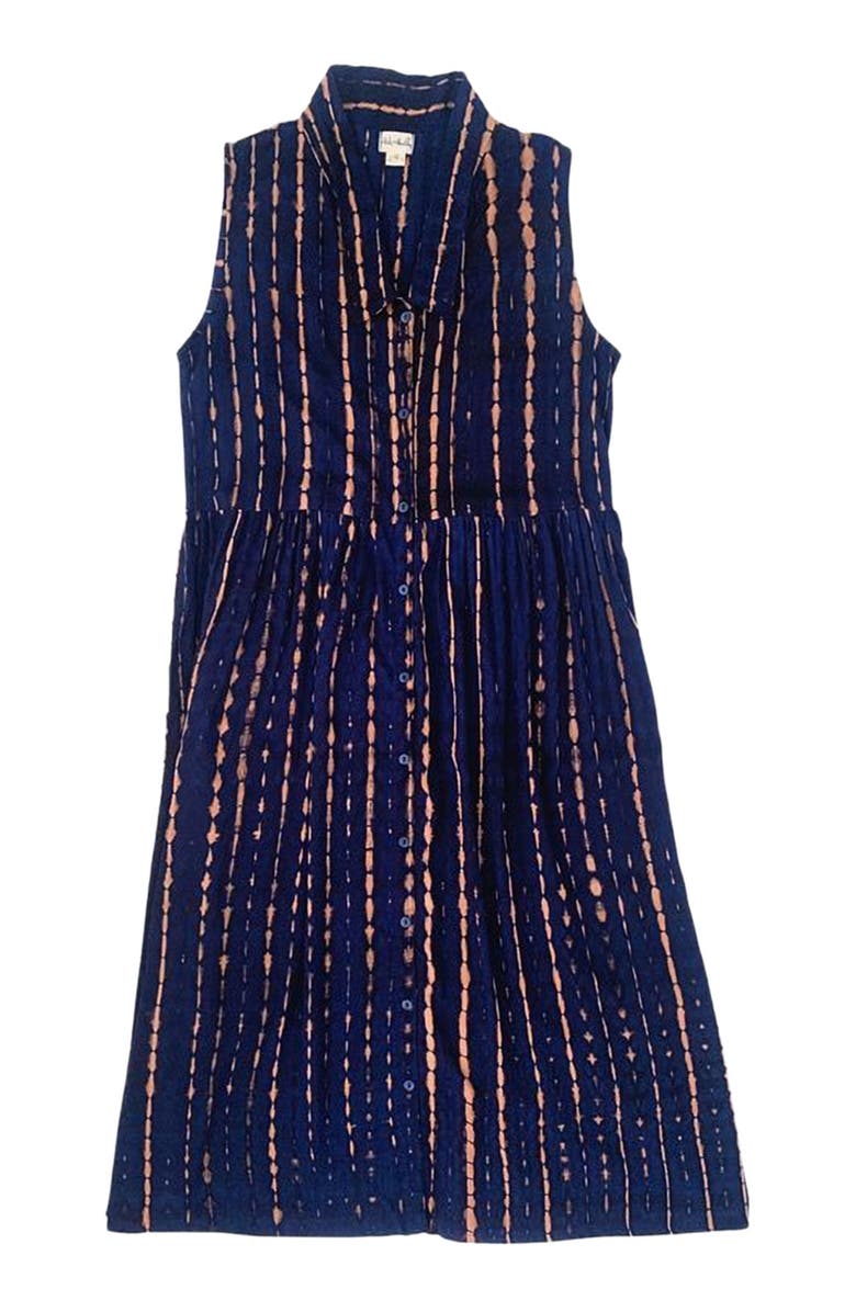 PINK HALEY Tina Midi Dress in Ocean Blue, Main, color, Blue
