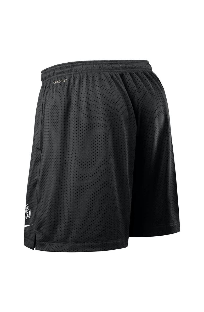 Nike Men's Nike Black New York Jets Sideline Reversible Performance Shorts, Alternate, color, Black