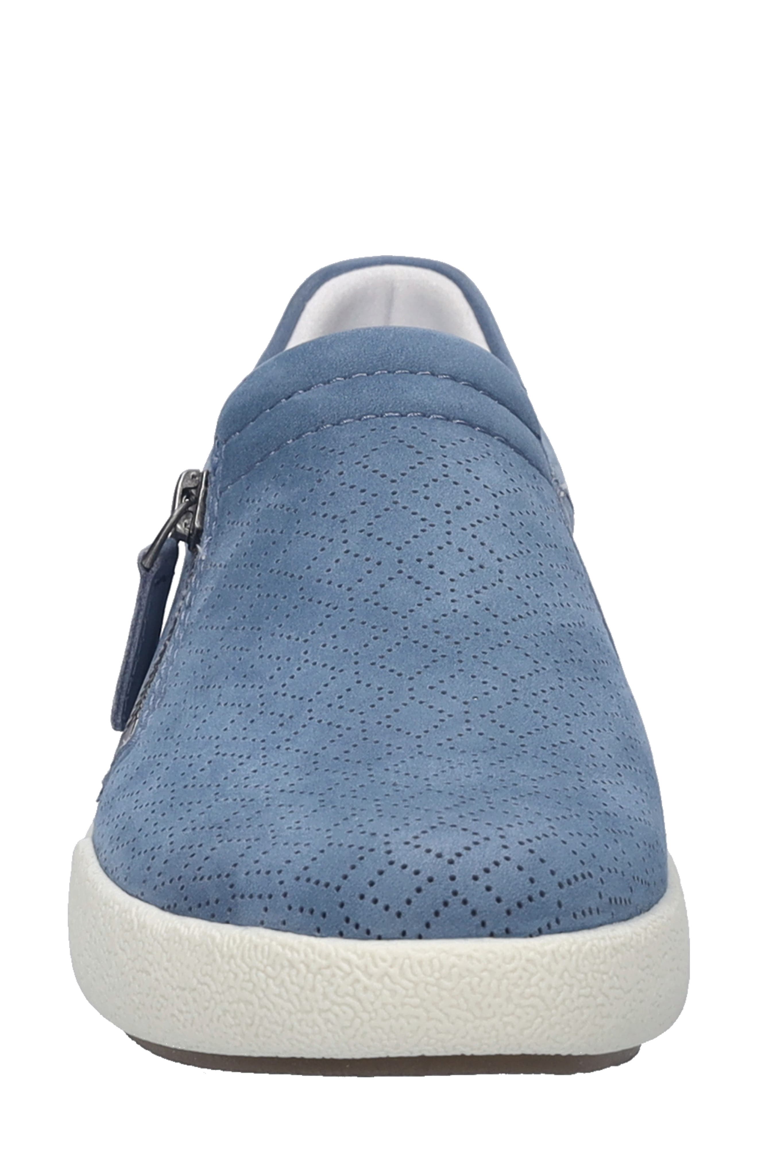 Claire Side Zip Sneaker, Alternate, color, SLATE