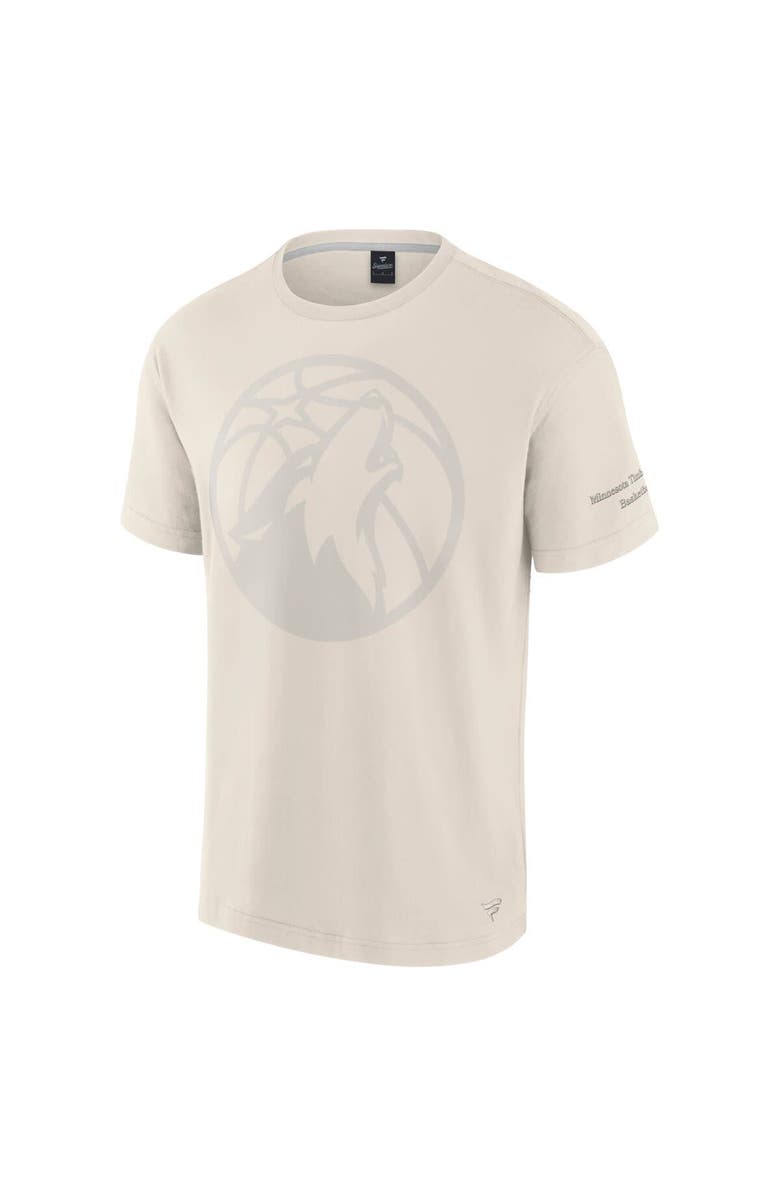 FANATICS Men's Fanatics Cream Minnesota Timberwolves Elements Iconic T-Shirt, Alternate, color, 