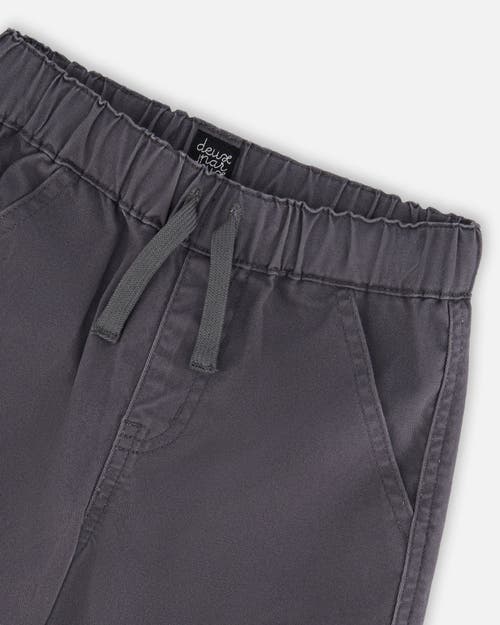 Deux Par Deux Twill Jogger Cargo Pants
