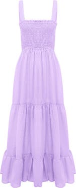 PIETRO BRUNELLI MATERNITY Cotton & Linen Maternity Maxi Dress