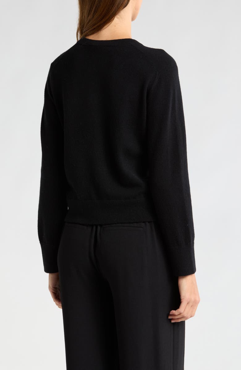Vince Long Sleeve Wool & Cashmere Pullover, Alternate, color, Black