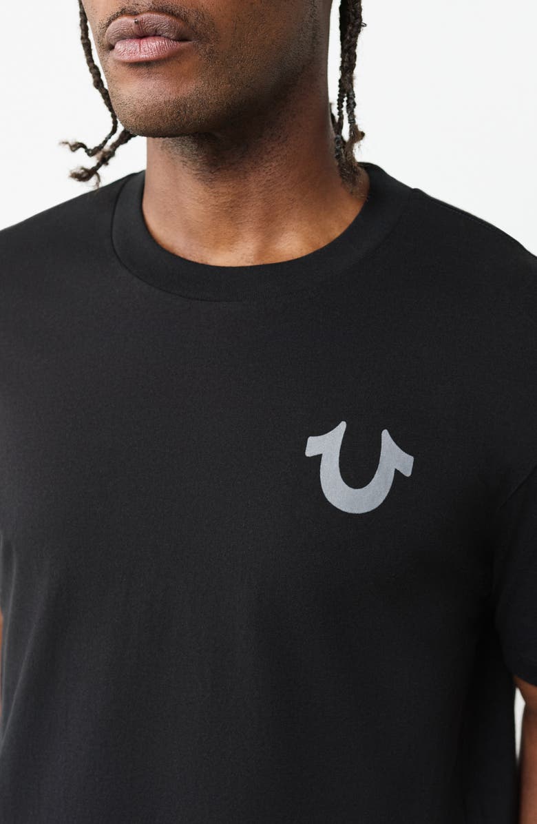 True Religion Logo Cotton T-Shirt, Alternate, color, 
