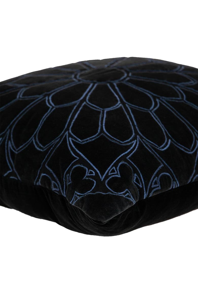 PARKLAND COLLECTION Petal Charcoal Throw Pillow, Alternate, color, Charcoal