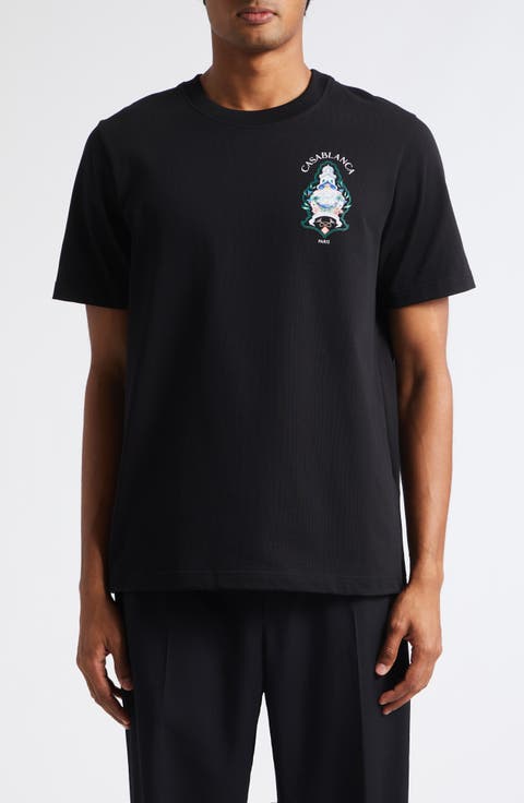 Classic Fit Hotel Emblem Organic Cotton Graphic T-Shirt