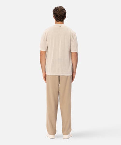 Industrie Australia The Nanterre Short Sleeve Shirt In Stone