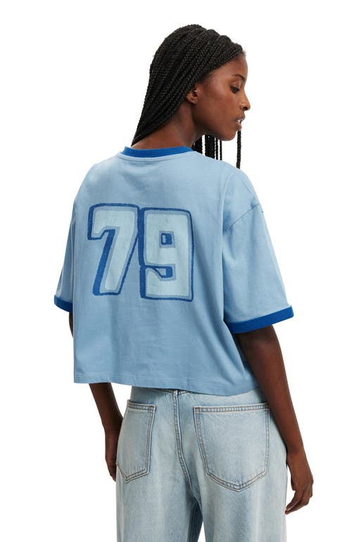 COTTON ON COTTON ON V NECK BOXY CROP GRAPHIC TEE 